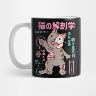 Japanese Neko Cat Anatomy Kawaii Mug